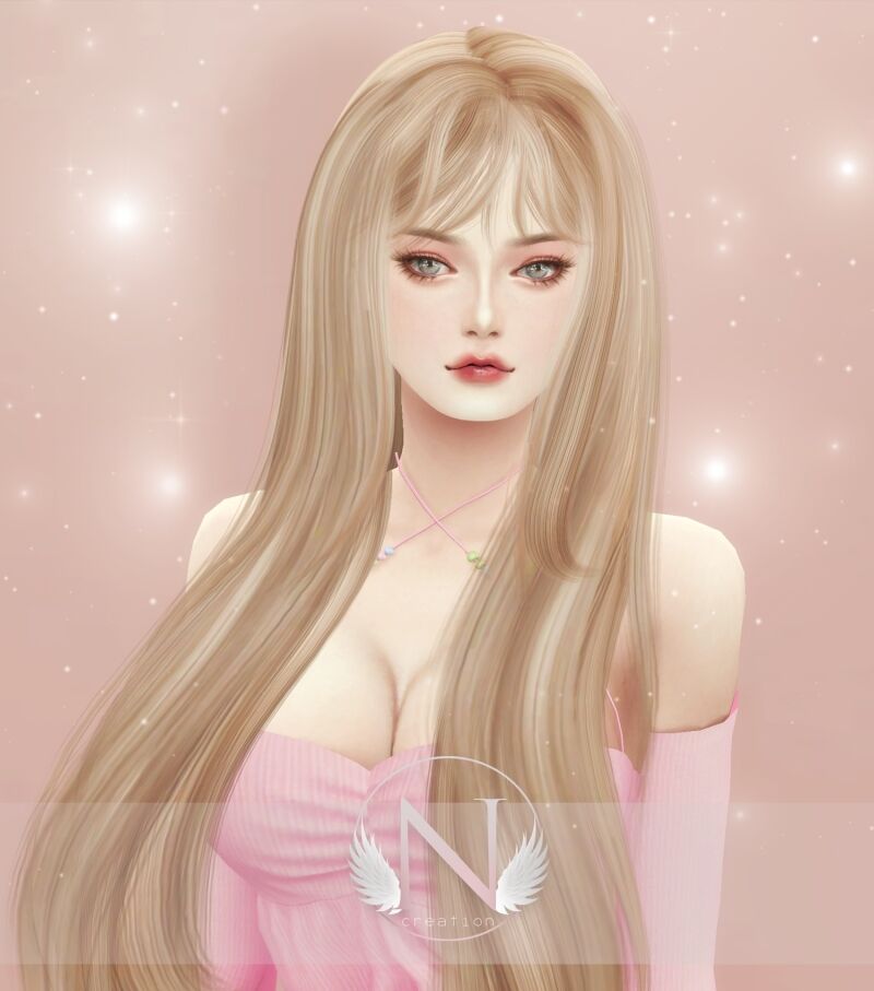 Stunning Nilyn Hair for Sims 2 sims 4 cc nilyn hair sep142024 4