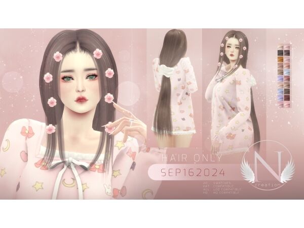 Nilyn Hair SEP162024 1 Nilyn Hair SEP162024 Sims 4 CC