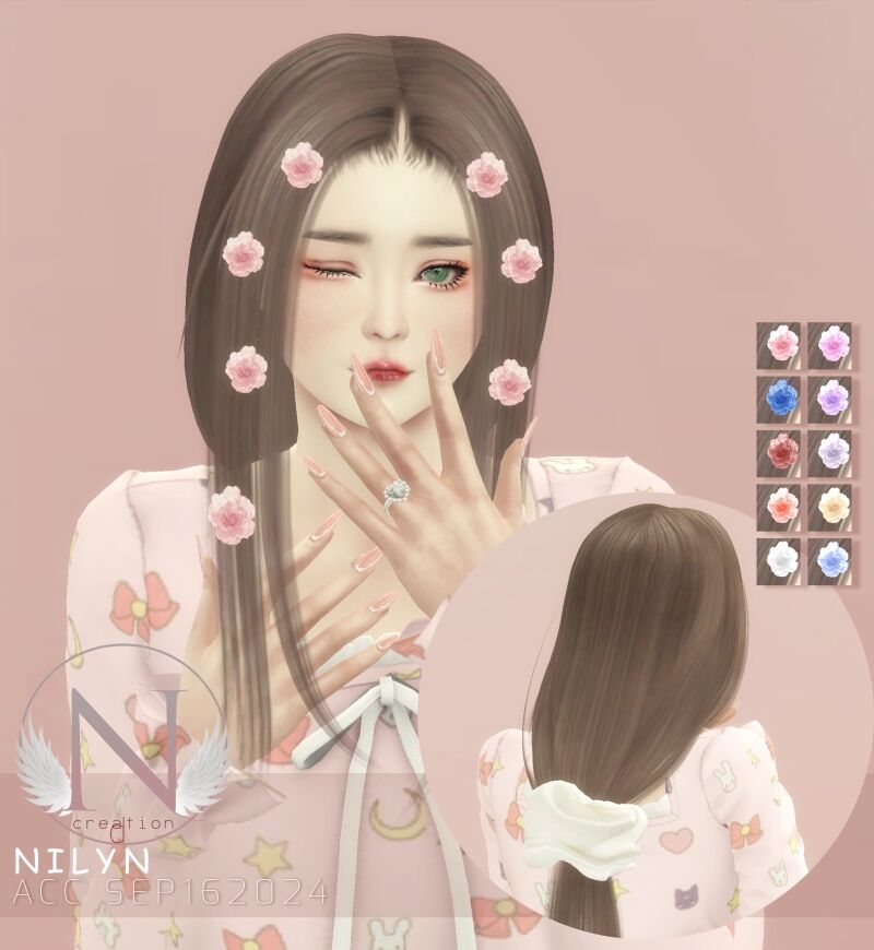 Nilyn Hair SEP162024 2 sims 4 cc nilyn hair sep162024 5