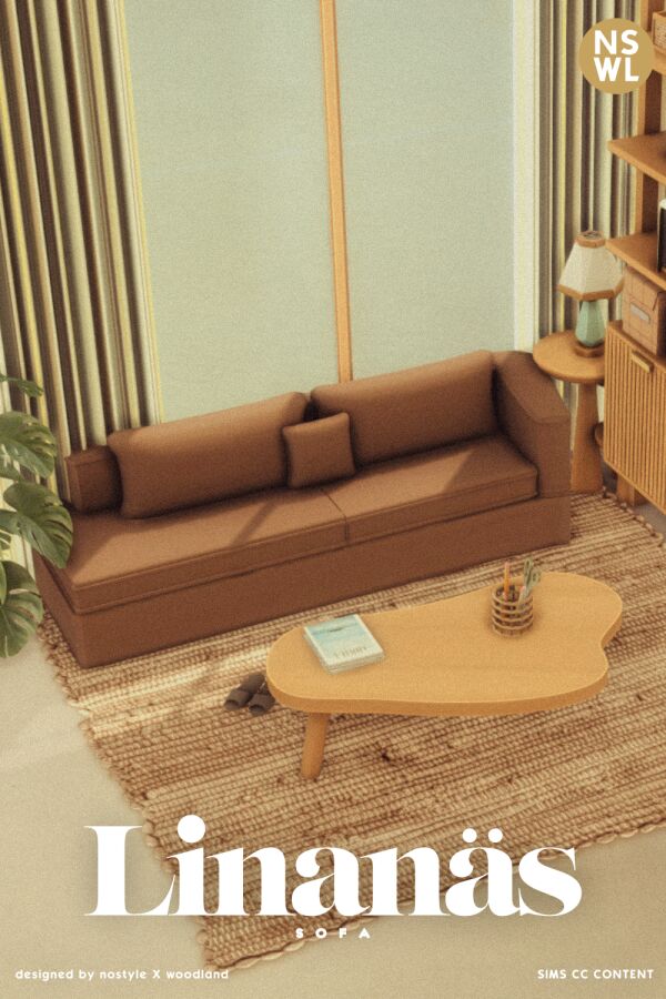 Stylish Linanäs Sofa for Your Living Room 1 Stylish Linanäs Sofa for Your Living Room Sims 4 CC
