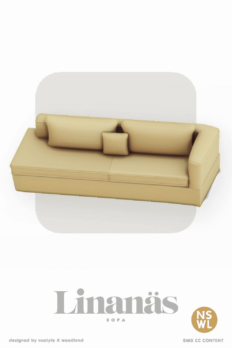 Stylish Linanäs Sofa for Your Living Room 2 sims 4 cc nsxwl linanas sofa 2