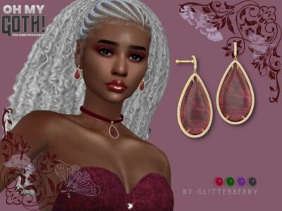Stylish Dusk Earrings for Your Sims Sims 4 CC