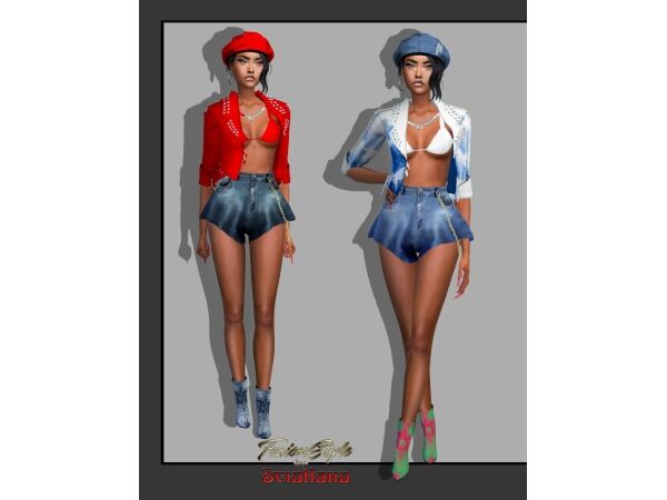 Stylish Outfit Ideas 25 sims 4 cc outfit 9