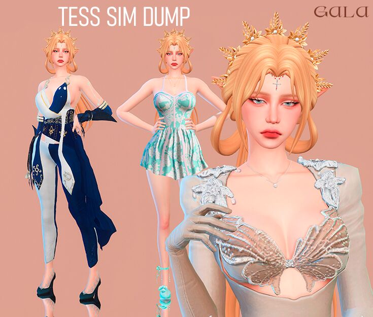 Pack Elves by Gala_Sim 6 sims 4 cc pack elves by gala sim 2