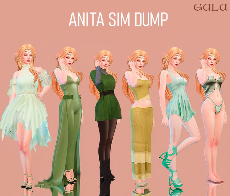 Pack Elves by Gala_Sim 5 sims 4 cc pack elves by gala sim 4