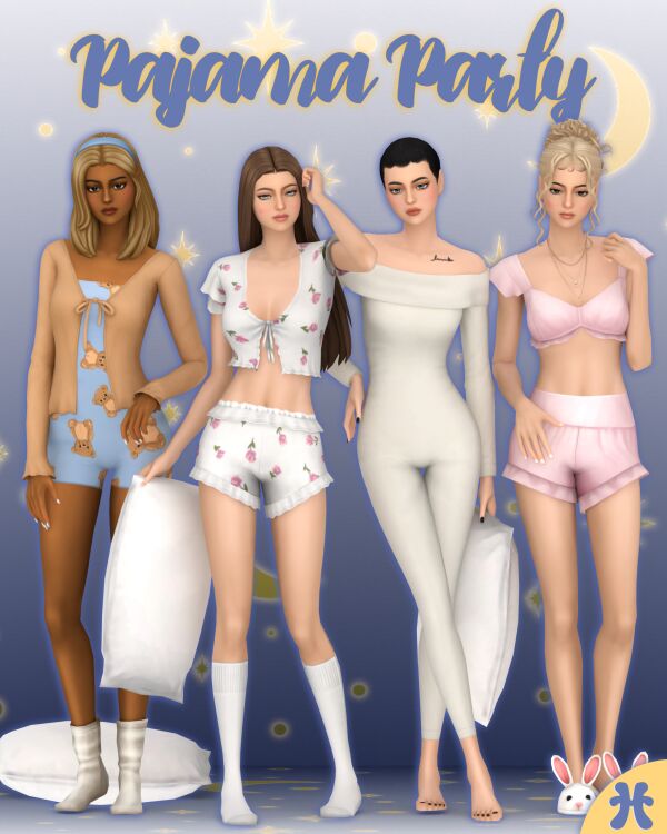 Pajama Party Collection 1 Pajama Party Collection Sims 4 CC