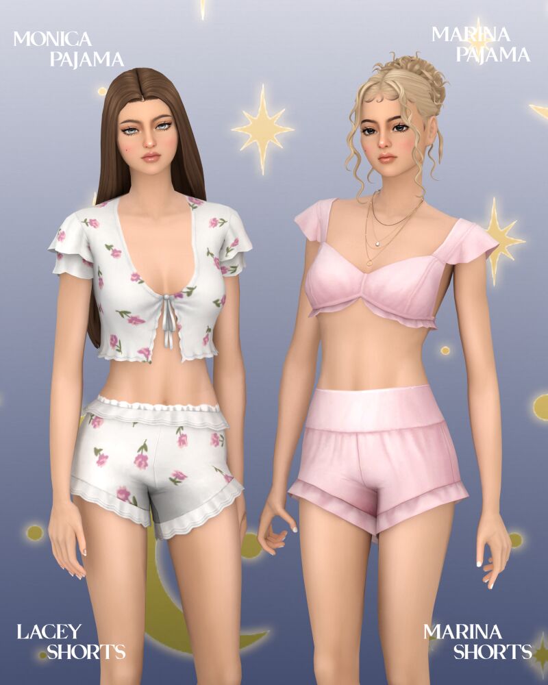 Pajama Party Collection 5 sims 4 cc pajama party by huien 2