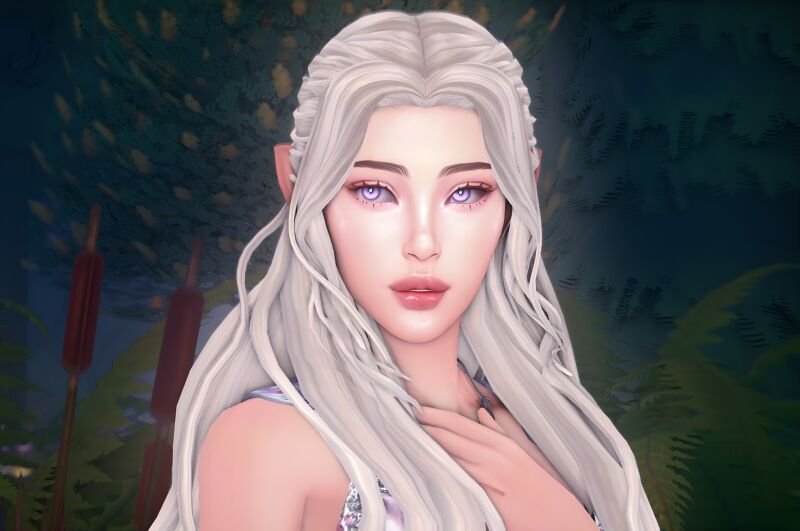 Paranormal Eldoriel Hairstyle by The Kunstwollen 2 sims 4 cc paranormal eldoriel hairstyle by the kunstwollen 4