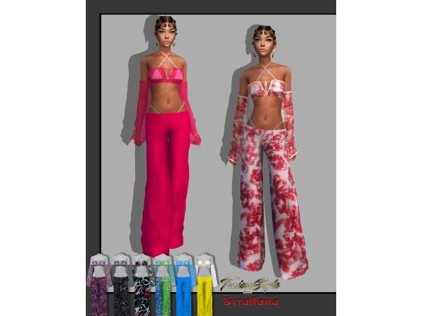 Flower Pillows & Rugs Set 23 sims 4 cc pillows rugs set flower 21