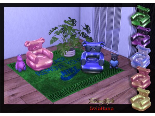 Flower Pillows & Rugs Set 12 sims 4 cc pillows rugs set flower 32