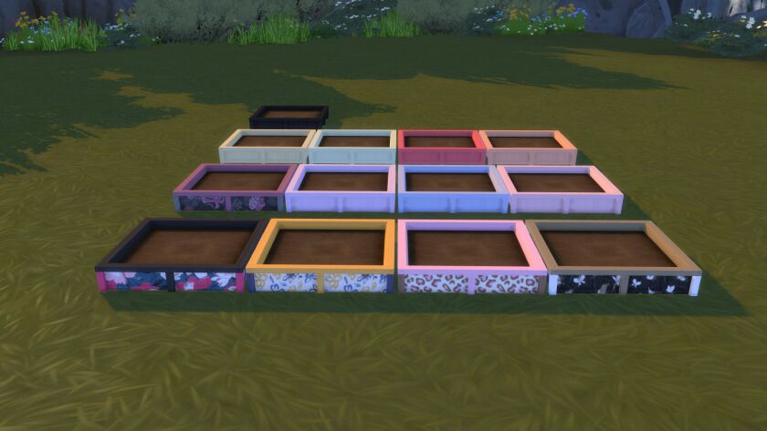 Planter Recolor 3 sims 4 cc planter recolor 45 swatches all members 3