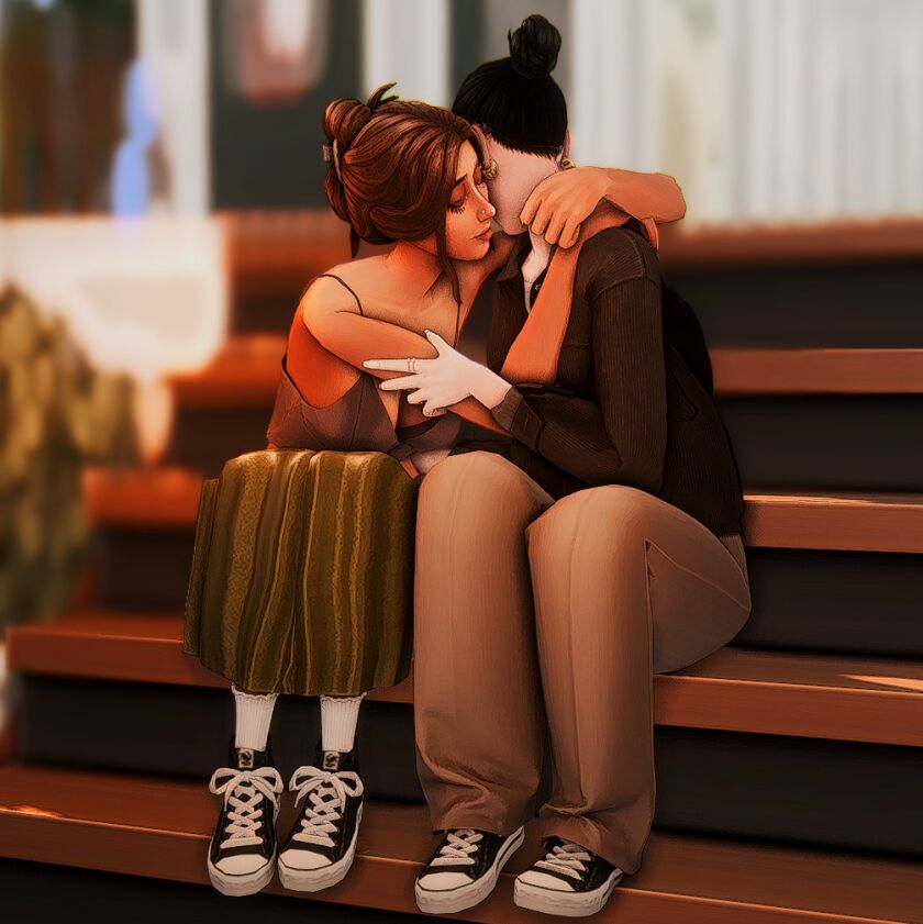 Adult Ladder Talk Poses 4 sims 4 cc poses for adult ladder talk 8