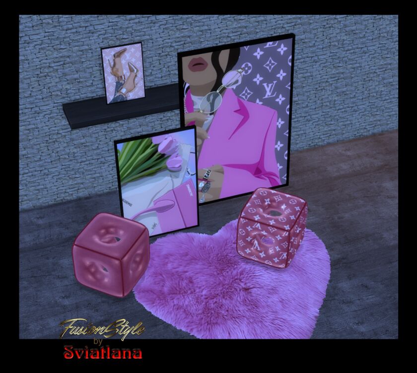 Fusionstyle Posters Collection 1 Fusionstyle Posters Collection Sims 4 CC