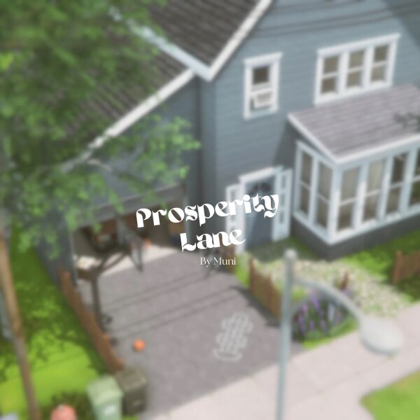 Charming 3BR Home on Prosperity Lane 1 Charming 3BR Home on Prosperity Lane Sims 4 CC