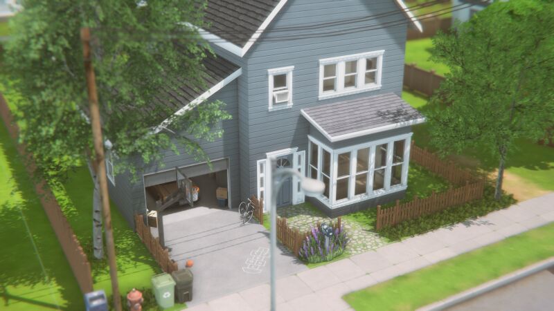 Charming 3BR Home on Prosperity Lane 5 sims 4 cc prosperity lane shell 3br 1bth by muni05 2