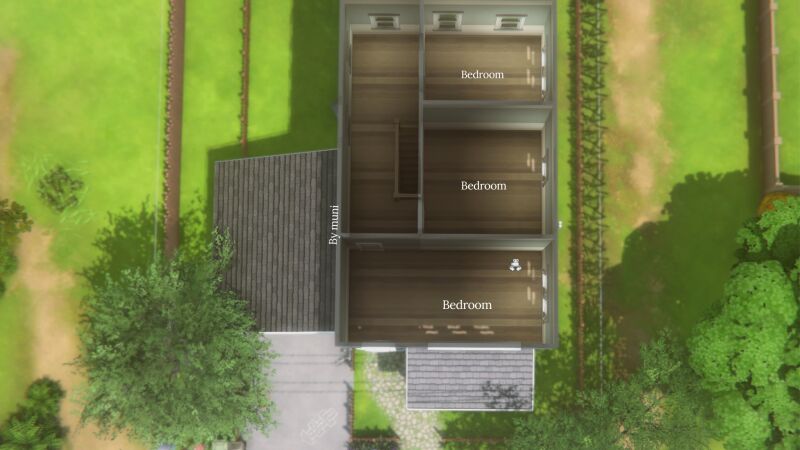 Charming 3BR Home on Prosperity Lane 2 sims 4 cc prosperity lane shell 3br 1bth by muni05 6
