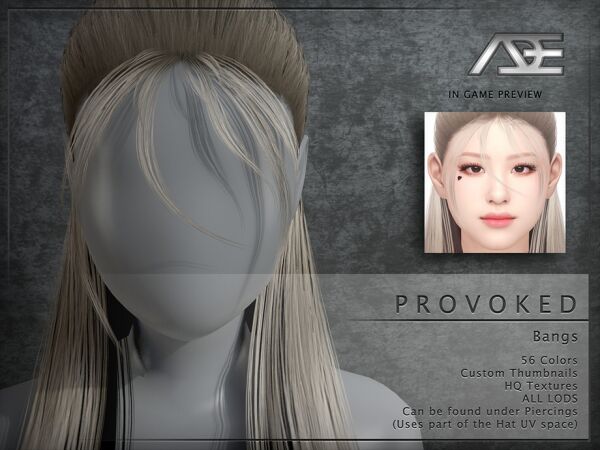 Provoked Bangs by Ade_Darma 1 Provoked Bangs by Ade_Darma Sims 4 CC
