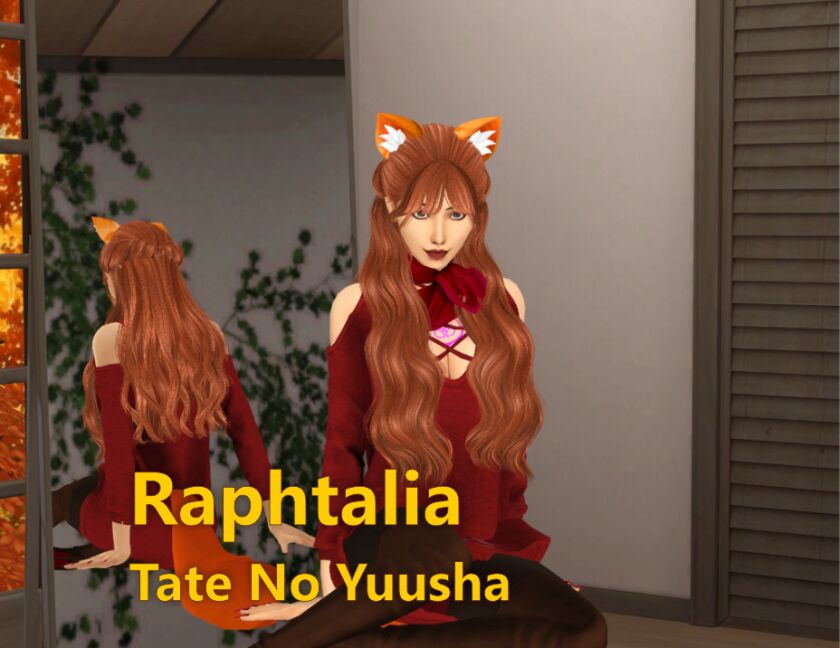 Raphtalia from Tate No Yuusha 1 Raphtalia from Tate No Yuusha Sims 4 CC