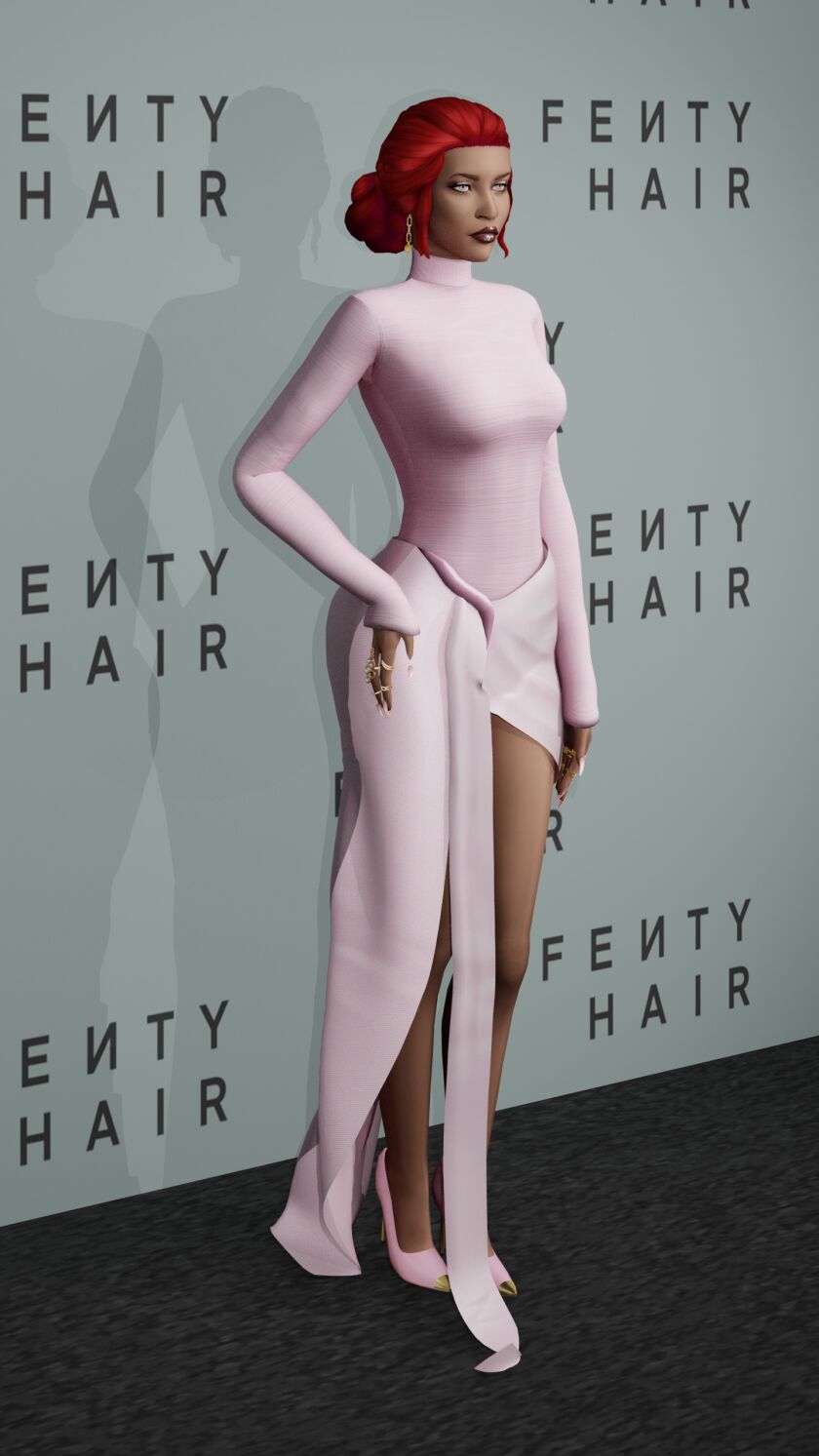 Rita Wombo'o, Fenty Hair Launch - Windenburg 1 Rita Wombo’o, Fenty Hair Launch – Windenburg Sims 4 CC