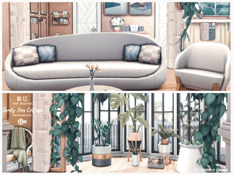 Sandy Toes Cottage - No CC Residential Lot 4 sims 4 cc sandy toes cottage no cc lot by moniamay72 7