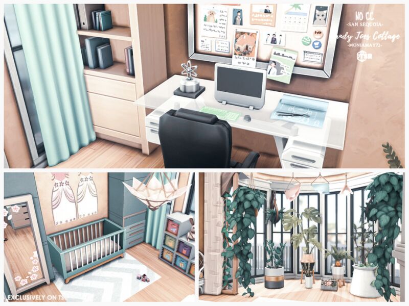 Sandy Toes Cottage - No CC Residential Lot 2 sims 4 cc sandy toes cottage no cc lot by moniamay72 8