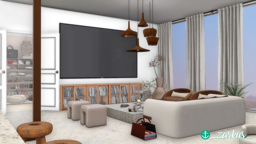 Seashell Apartment 16 sims 4 cc seashell apartment a boho apartment made for a 3