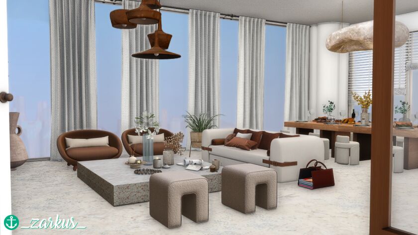Seashell Apartment 17 sims 4 cc seashell apartment a boho apartment made for a 4