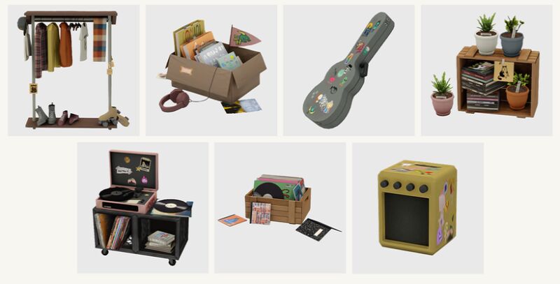Season Of The Soul: A Cozy Decor Set 2 sims 4 cc season of the soul by atticwindowatdawn 2