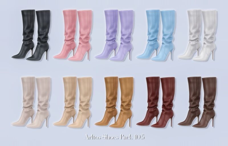 Stylish Shoes Pack 105 by Arltos 2 sims 4 cc shoes pack 105 by arltos 2