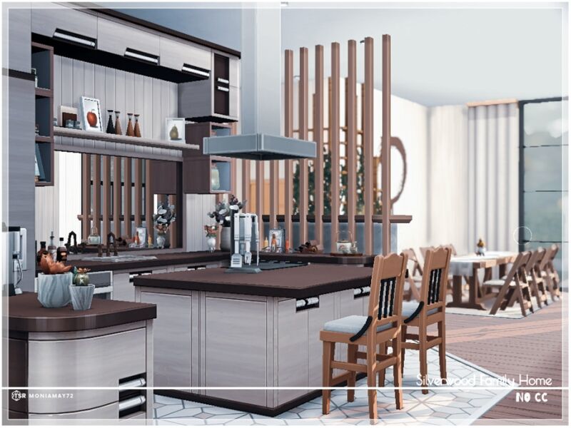 Beautiful Silverwood Family Home 4 sims 4 cc silverwood family home no cc 5