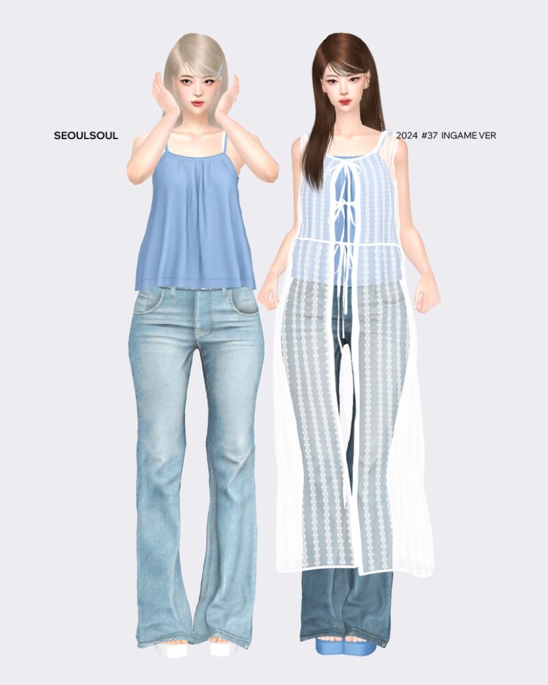 New Female Clothing CC for Sims 4 2 sims 4 cc sims4 cc 2024 37 by seoulsoul 2