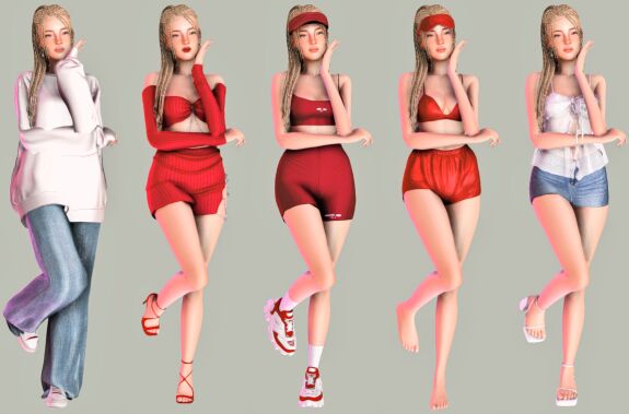 Skyler Joyce By Yana 2 sims 4 cc skyler joyce by yana 2