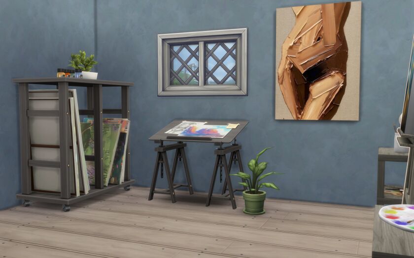 Small ART Studio | Screenshots 2 sims 4 cc small art studio screenshots 4