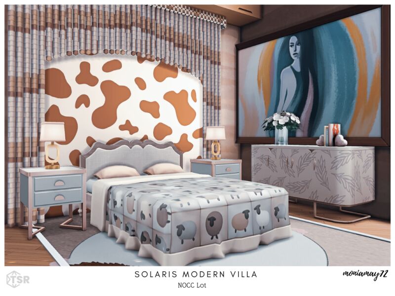 Solaris Modern Villa: A Family Home 6 sims 4 cc solaris modern villa no cc 5