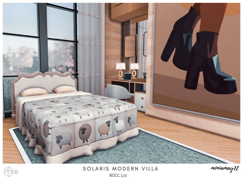 Solaris Modern Villa: A Family Home 4 sims 4 cc solaris modern villa no cc 6