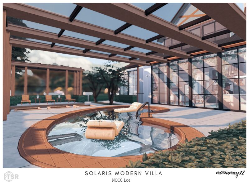 Solaris Modern Villa: A Family Home 2 sims 4 cc solaris modern villa no cc 9