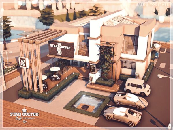 Star Coffee Cafe No CC 1 Star Coffee Cafe No CC Sims 4 CC