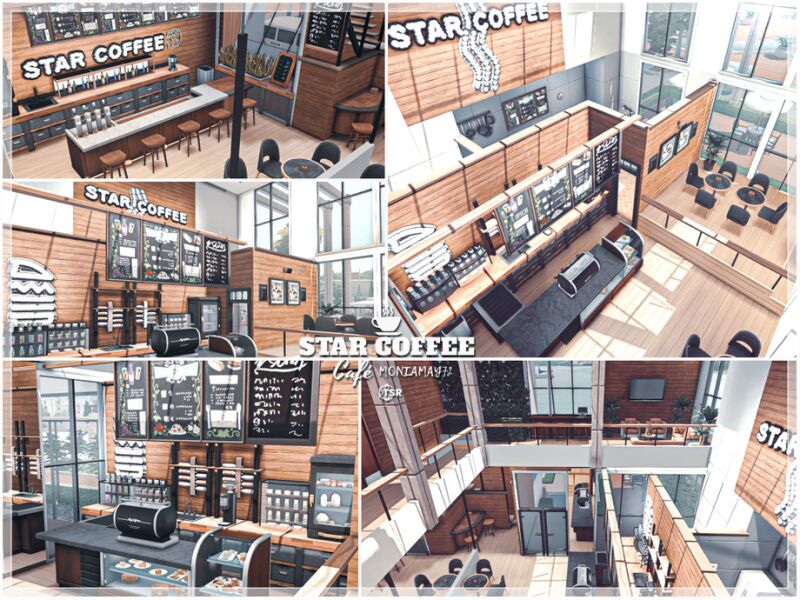 Star Coffee Cafe No CC 6 sims 4 cc star coffee cafe no cc by moniamay72 2