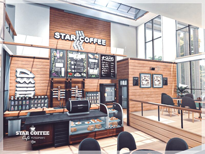 Star Coffee Cafe No CC 2 sims 4 cc star coffee cafe no cc by moniamay72 6