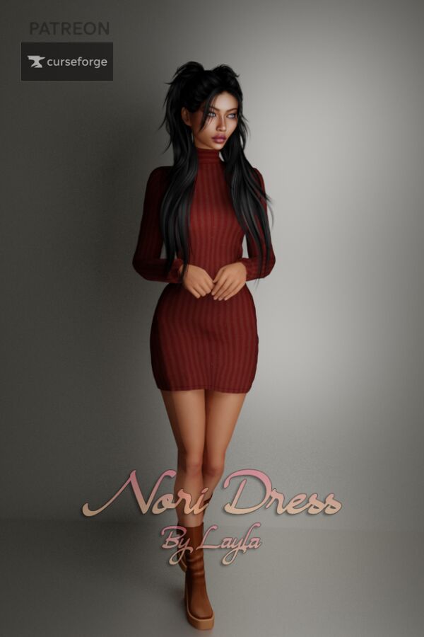 Stella & Nori Dresses By Qlayla 1 Stella & Nori Dresses By Qlayla Sims 4 CC
