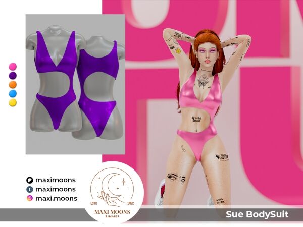 SUE Bodysuit 1 SUE Bodysuit Sims 4 CC