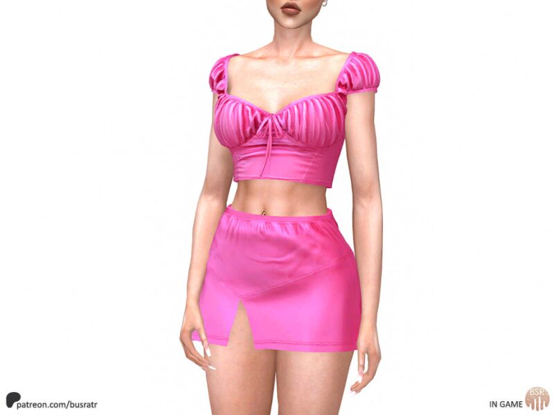Stylish Sugar Set Skirt for Sims 3 sims 4 cc sugar set skirt p168 by busra tr 2