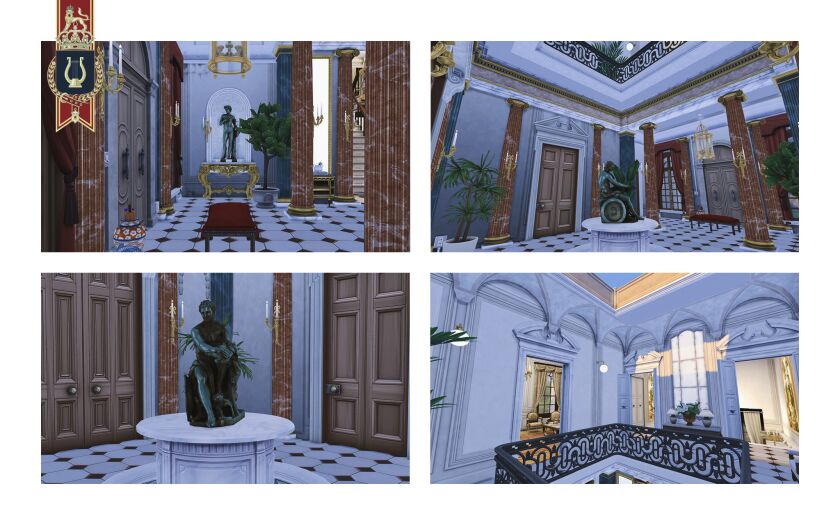 Summer Villa 12 sims 4 cc summer palace 11