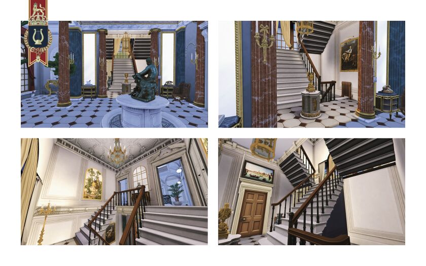 Summer Villa 10 sims 4 cc summer palace 12