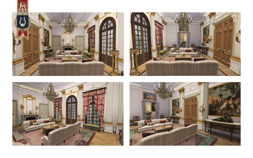 Summer Villa 11 sims 4 cc summer palace 13