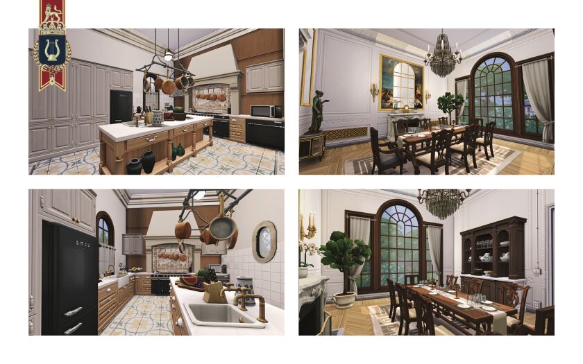 Summer Villa 8 sims 4 cc summer palace 16