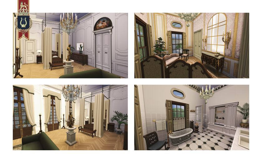 Summer Villa 5 sims 4 cc summer palace 18