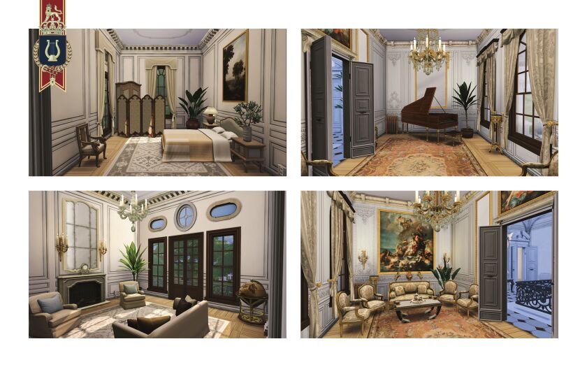 Summer Villa 3 sims 4 cc summer palace 19