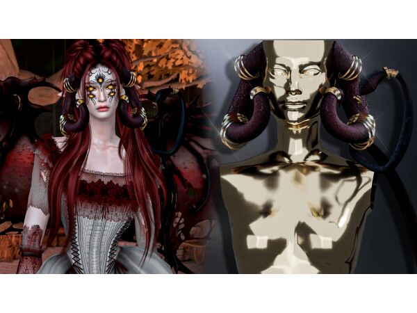 Supernatural Demon Horns for Adults 1 Supernatural Demon Horns for Adults Sims 4 CC