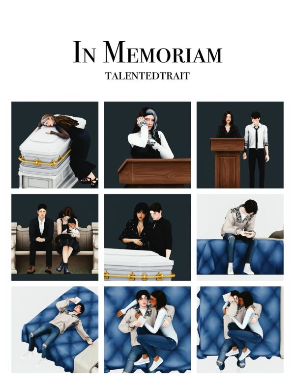 In Memoriam: Honoring Talents 1 In Memoriam: Honoring Talents Sims 4 CC